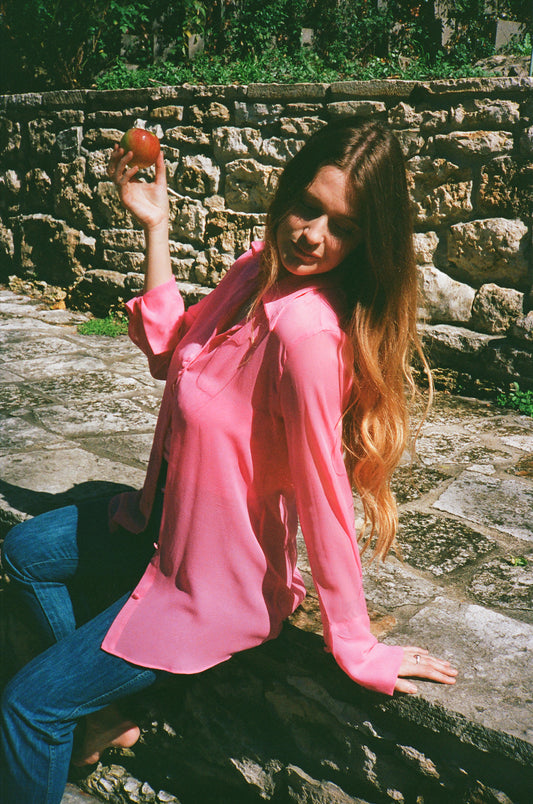 Rebecca in Palo Duro Pink